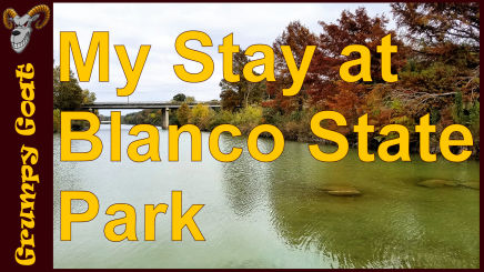 My Stay at Blanco State Park